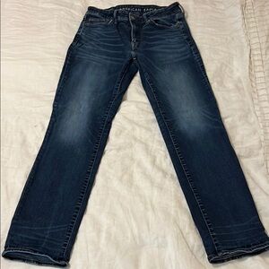 American Eagle Outfitters Blue Straight Jeans Classic Style